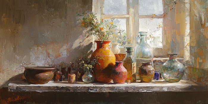 Pencere Önü Vazolar