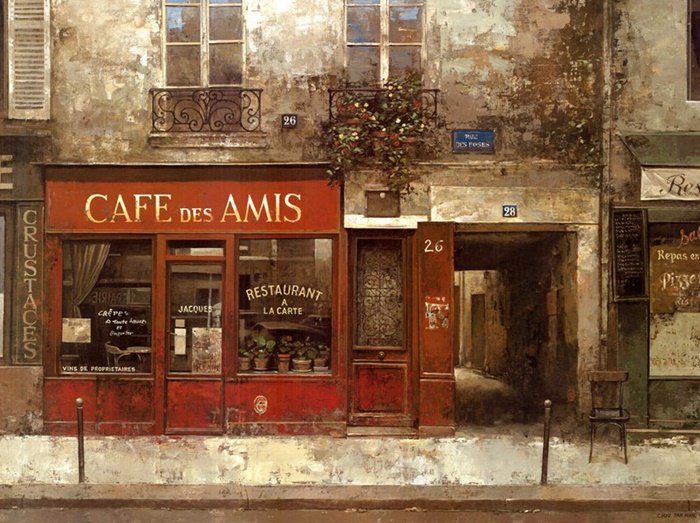 Paris Cafe Sokağı
