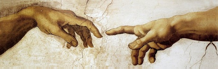 Adem In Yaratılışı Tanri Eli Dokunuşu Canvas Tablo