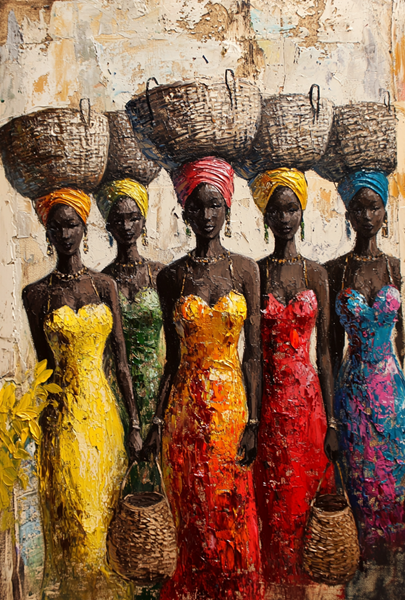 Afrika Kadınları Sepetler_1