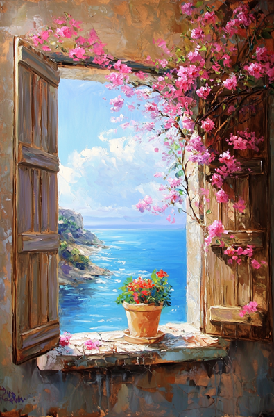 Deniz Manzaralı Pencere