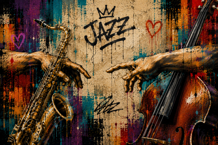 Yağlı Boya Dokunuş,Jazz Kanvas Tablo