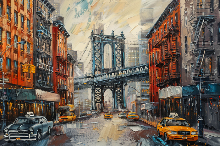 New York Köprü Manzarası