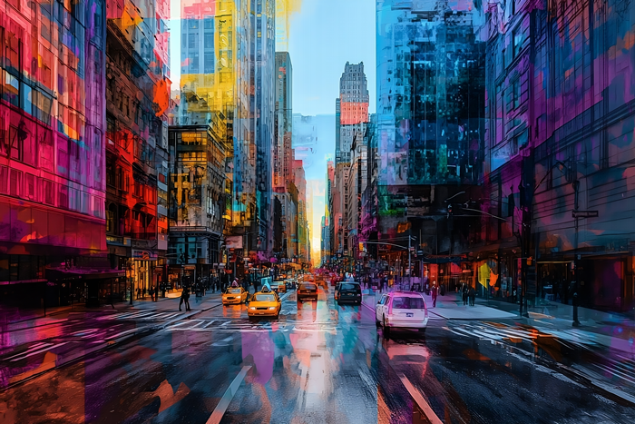 Renkli Şehir Caddesi